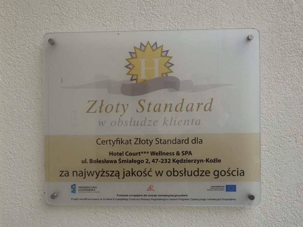 Hotel Court Wellness&Spa Kędzierzyn-Koźle Exterior foto